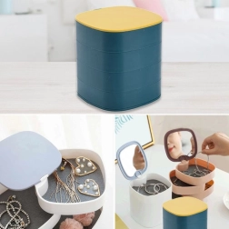 Víceúrovňová šperkovnice - modrá