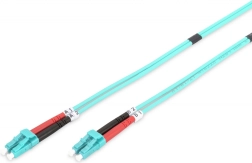 Optický patch kabel DIGITUS LC–LC MM OM3 duplex 3 m