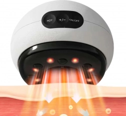 Elektrická baňka na masáž s ohřevem