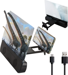 Lupa na displej telefonu s reproduktorem Bluetooth