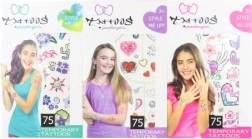 Dočasná tetování pro dívky – sada 75 motivů
