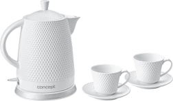 Keramická rychlovarná konvice s hrnky CONCEPT 1,5 l