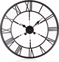 Nástěnné hodiny Antic Black 60 cm
