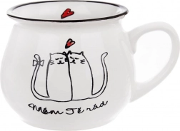 Keramický hrnek s kočkami 300 ml