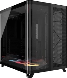 Počítačová skříň mid‑tower AIR 5400 RS‑R ARGB, černá