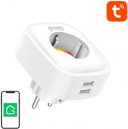 Chytrá zásuvka WiFi Gosund SP112 s 2xUSB, 16A, Tuya