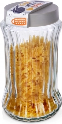 Skleněná dóza na sypké potraviny 1,6 l