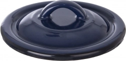 Smaltované víko modré 12 cm