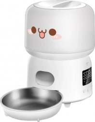 Automatický dávkovač krmiva pro domácí mazlíčky Rojeco 3 l, bílý