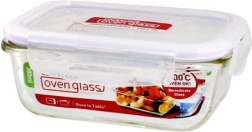 Skleněná zapékací miska s víkem z borosilikátového skla 380 ml