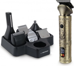 Bezdrátový zastřihovač a strojek 7v1 ESPERANZA ADONIS s LCD displejem