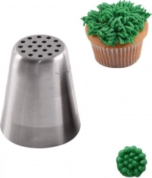 Ruská cukrářská špička z nerezové oceli – tráva/vlasy