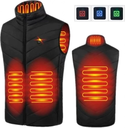 Vyhřívaná vesta unisex na USB, velikost 2XL