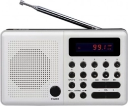 Radio Pliszka USB, FM bílé