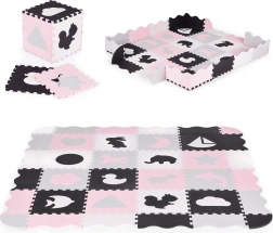 Pěnová hrací podložka s ohrádkou puzzle 36 ks ECOTOYS