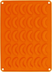 Silikonová forma na rohlíčky oranžová Sillinie