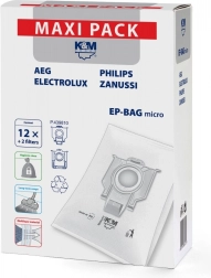 Micro sáčky do vysavače 12+2 EP-BAG Maxi Pack