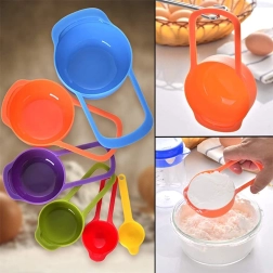 Sada měřících lžic a pohárů 6ks