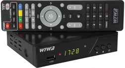 Dvb‑t2 set‑top box WIWA h.265 pro s hevc, pvr a přehrávačem full hd