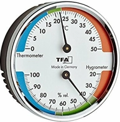 Analogový teploměr s vlhkoměrem TFA