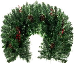 Girlanda vánoční zdobená 1m Ruhhy