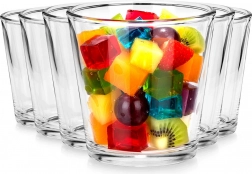 Skleněné dezertní pohárky 180 ml, sada 6 ks