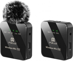Bezdrátový vázací mikrofon Puluz 1 TX + 1 RX