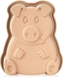 Silikonová forma na pečení ve tvaru prasátka 18 × 14,5 × 4,5 cm