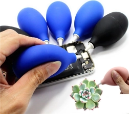 Prachový ofukovací balónek – černý silikonový air blower pro fotoaparáty a elektroniku