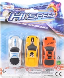 Sada plastových autíček 3 ks