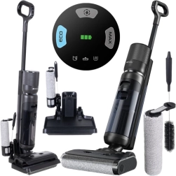 Bezdrátový mycí vysavač ruhhy lixo 200 w s funkcí samoč čištění