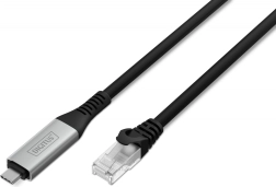 Adaptér USB‑C na RJ45 Cat 6A S/FTP, 1 Gbit/s, USB 3.2 Gen1, LSZH, 5 m
