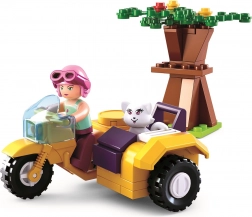 Sluban Girls Dream Motocykl s postranním vozíkem