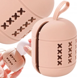 Silikonové pouzdro na make-up houbičku se závěsným poutkem