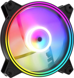 ventilátor volcano apex 120 argb reverse 120 mm černý