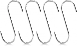 Udící háky S 15 × 12 cm, nerez, 4 ks