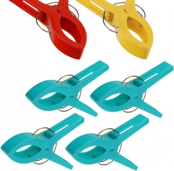 Klipsy na plážový ručník, sada 4 ks