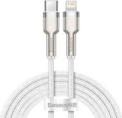 Baseus Cafule USB‑C na Lightning kabel 2 m, PD 20 W, bílý