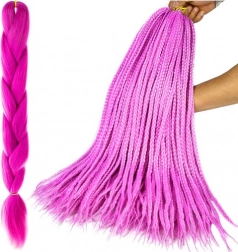 Syntetické copánky – vlasové příčesky – Fialové