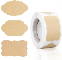 Samolepicí etikety na sklenice, role 300 ks