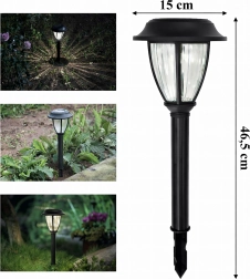 Sada 10 ks solárních LED zahradních luceren na zapíchnutí