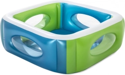 Nafukovací bazén s okny pro děti - 168 cm x 168 cm x 56 cm