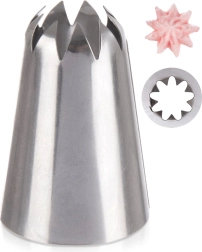 Tylka na zdobení z nerezové oceli – hvězda