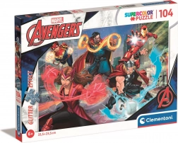 Třpytivé puzzle Marvel Avengers 104 dílků