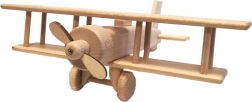 Dřevěný dvouplošník – velké letadlo