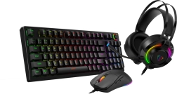 Prémiová herní sada 3 v 1 ECLIPSE RGB – mechanická klávesnice, myš a sluchátka