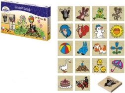 Detoa dřevěné pexeso s Krtkem