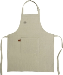 Bavlněná kuchyňská zástěra na zavazování GREENISH, zelená