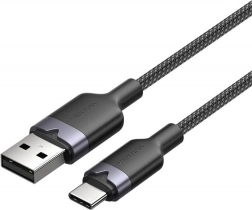 USB kabel 2.0 USB‑A na USB‑C 3A 1 m černý Vention