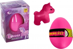 Rostoucí vejce – jednorožec 12 cm